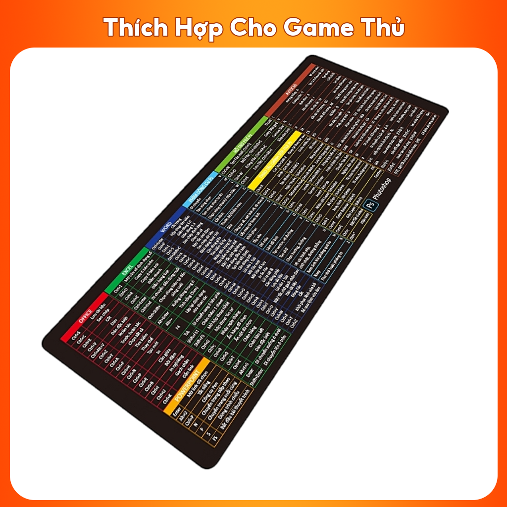 Lót chuột phím tắt văn phòng cỡ lớn 90x40 80x30 pad chuột anime cute ngầu siêu đẹp bền bảo hành 12 tháng mã LC3