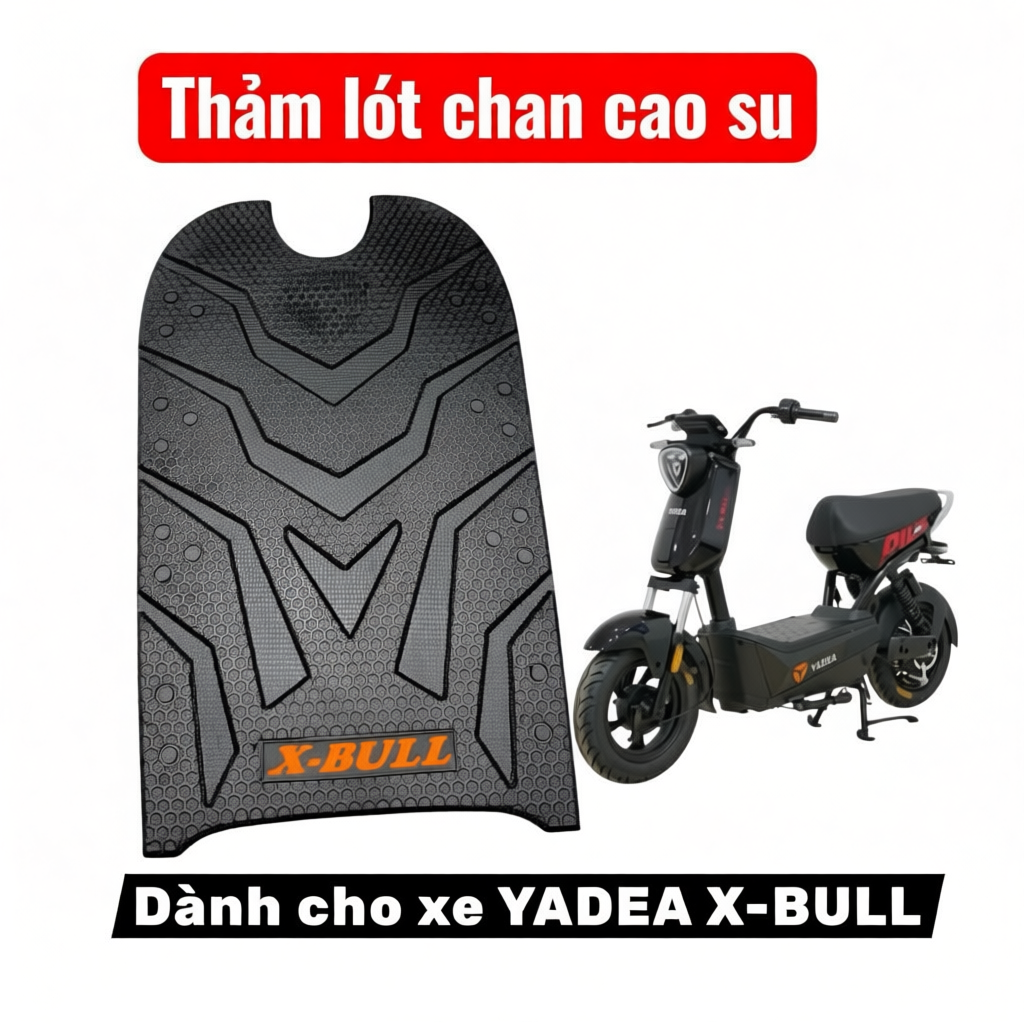 Thảm lót chân xe Yadea X-Bull cao su dày dẻo