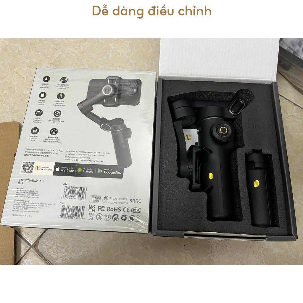[ Giá siêu rẻ ] Tay Cầm Chống Rung Điện Tử Gimbal L08 L09 Aochuan Smart X2 Có Bluetooth - Kéo Dài Tới 86cm