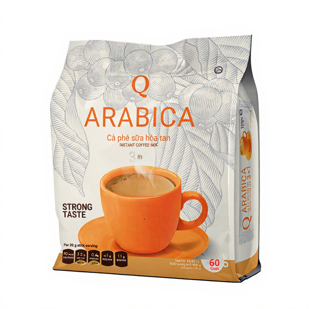 CÀ PHÊ ARABICA BỊCH TO (bịch 60 gói x 20gr) Trần Quang