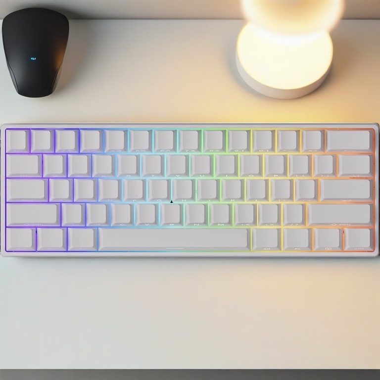 Bàn phím cơ gaming Akko Monsgeek fun60 pro rapid trigger , polling rate 8k , switch từ tính, led rgb, chuyên game fps