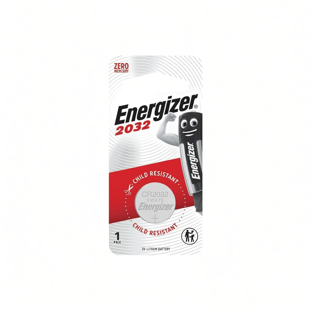 Vỉ 1 viên Pin Energizer 2032 / CR2032 Siêu bền - Hàng Chính Hãng