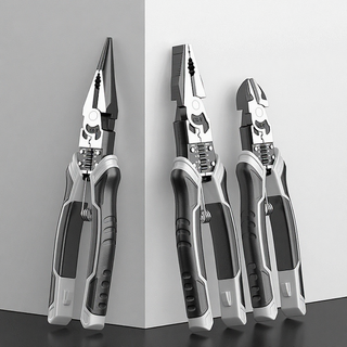 Kìm cắt sắt CRV Fute siêu khỏe cắt đứt mọi loại thép, khóa dây xích cáp điện, kềm điện đa năng bấm cos loại tốt