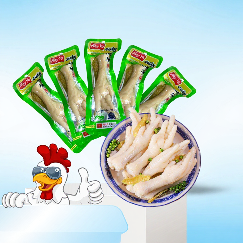 Chân gà Hey Yo siêu cay, thơm ngon