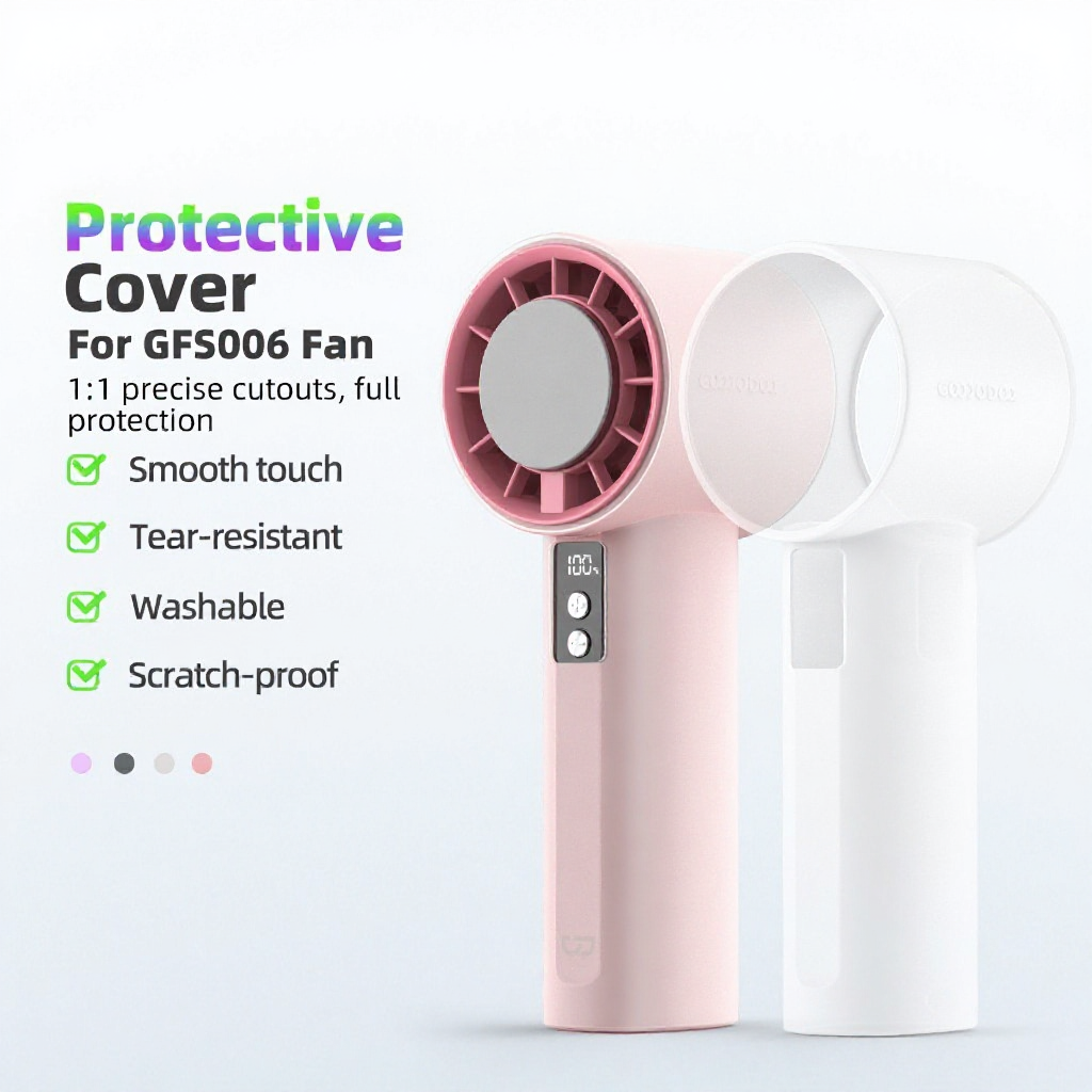 Vỏ bảo vệ quạt mini Goojodoq GFS006 bằng silicon Turbo Jet có thể giặt được