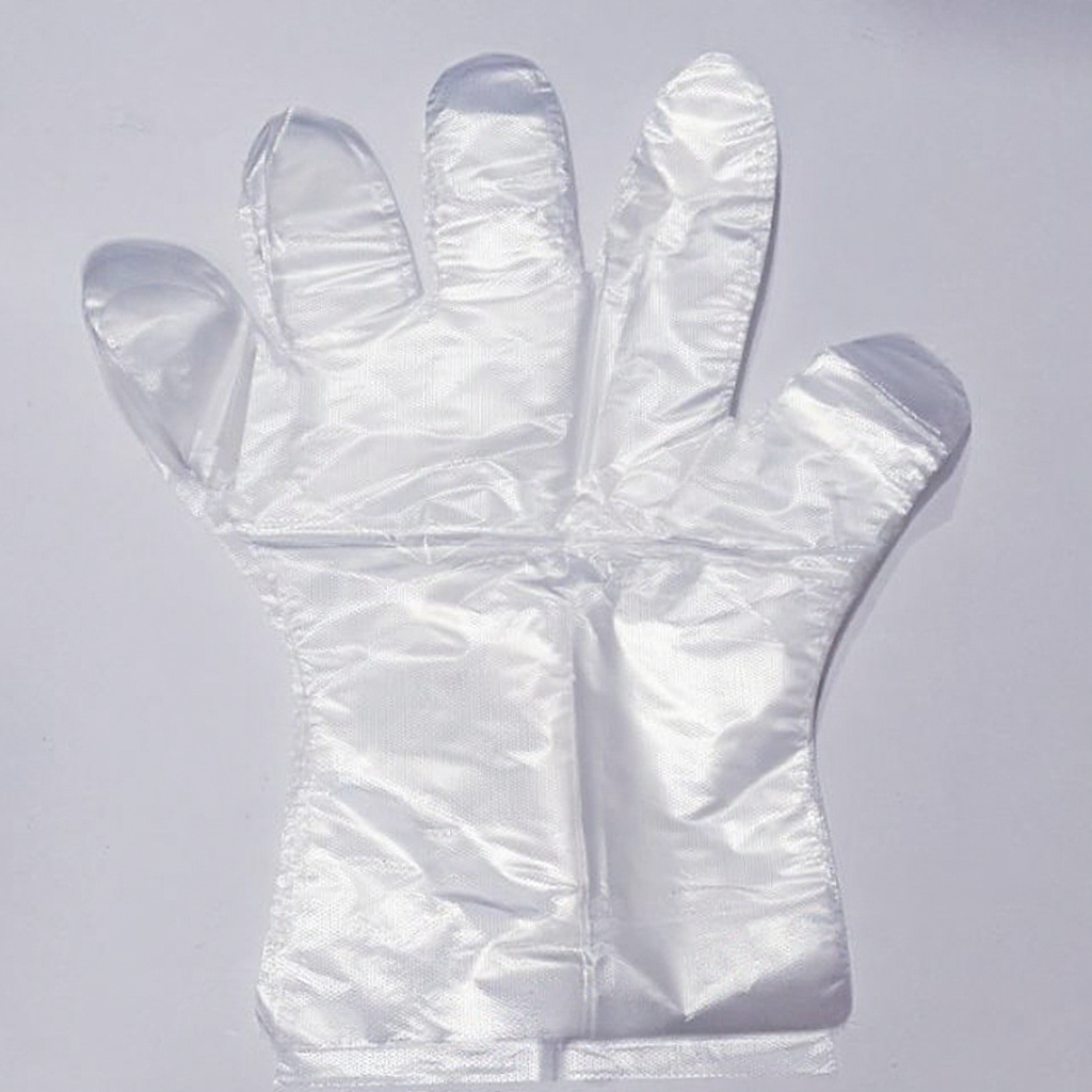 1kg găng tay nilon tiện lợi dùng 1 lần