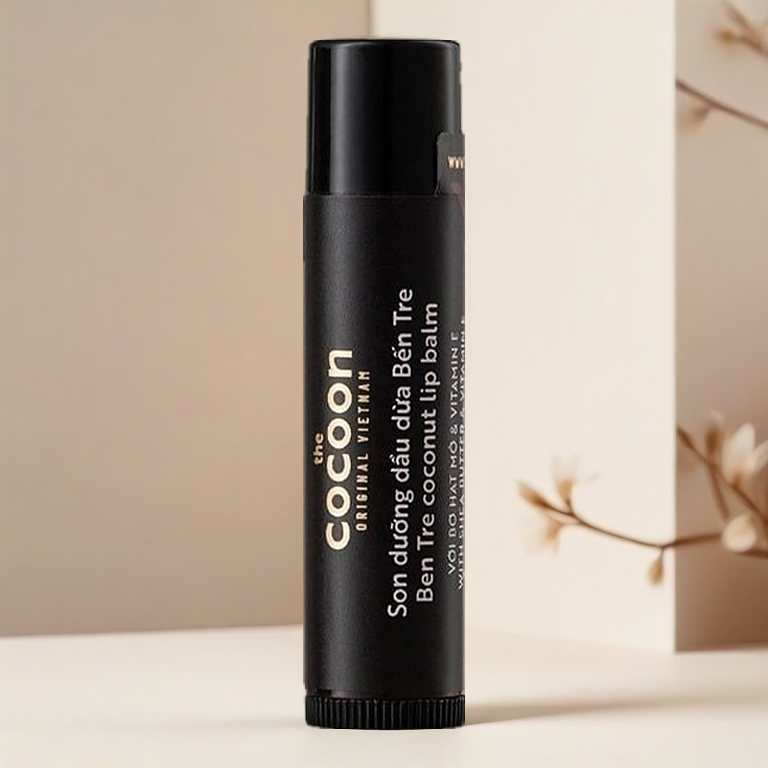 Son dưỡng môi chiết xuất dầu dừa Bến Tre Cocoon Ben Tre Coconut Lip Balm