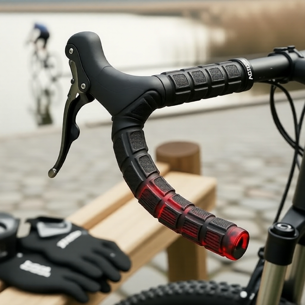 Tay cầm xe đạp cao su TPE chống trượt cho ghi đông BMX/MTB, bọc tay cầm骑车