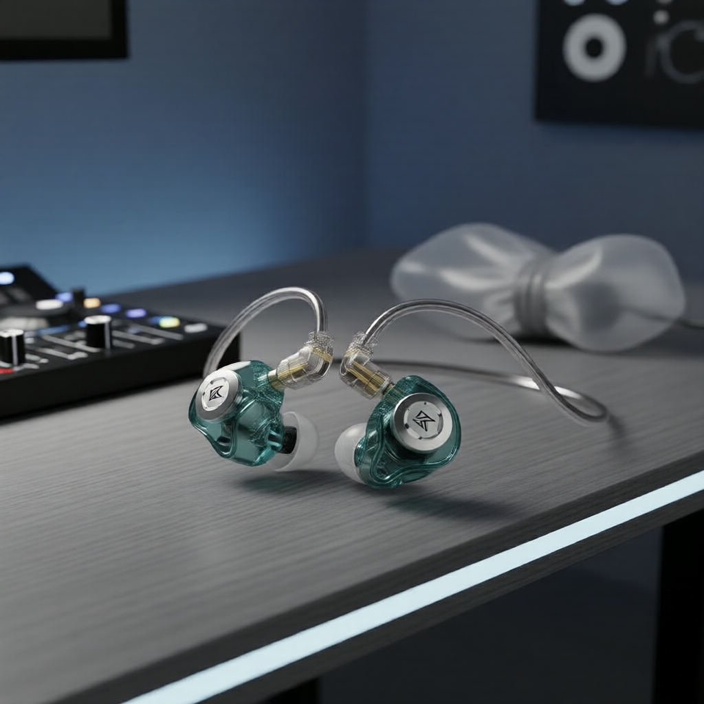 Tai nghe KZ EDX PRO nhét tai HiFi DJ: Driver Dynamic, Âm bass sâu, Chống ồn cho thể thao (tương thíc