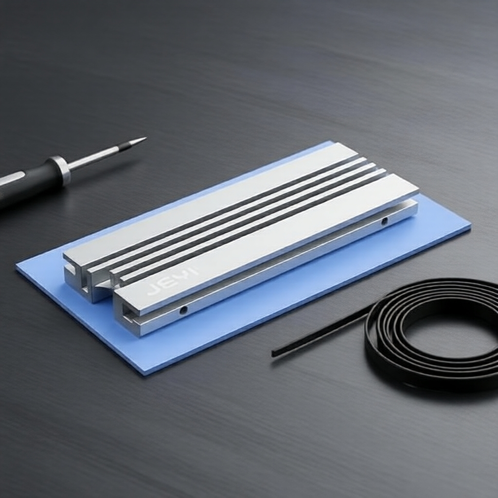 JEYI 6mm M.2 SSD tản nhiệt – Bộ tản nhiệt dẫn nhiệt cao cho PS5 ITX, Laptop & Build PC