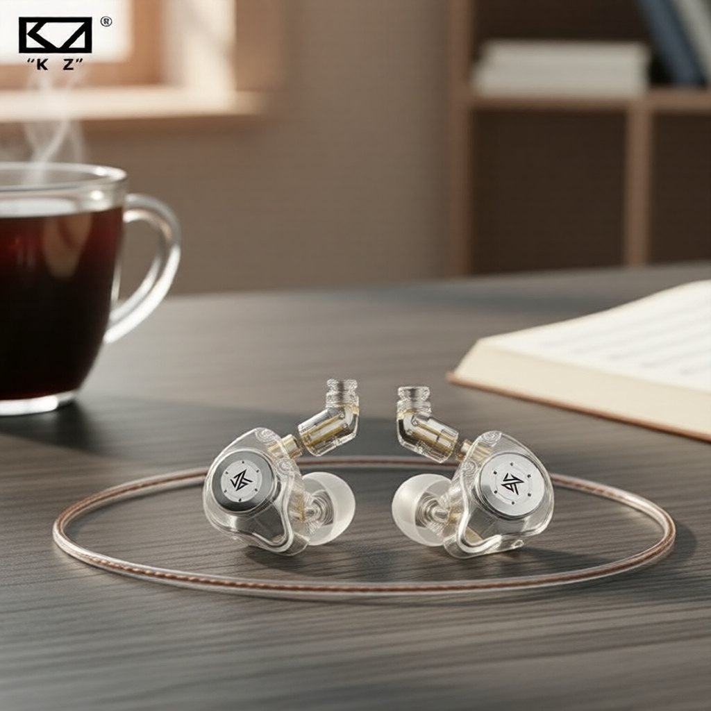 Tai nghe KZ EDX PRO 1DD HiFi, âm bass sâu, có dây, phù hợp chơi game & nghe nhạc