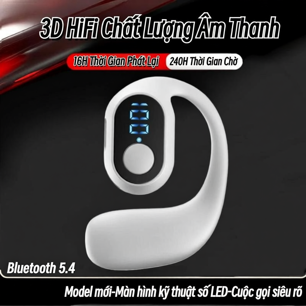 Tai nghe không dây OWS cho game với âm thanh nổi 9D sống động