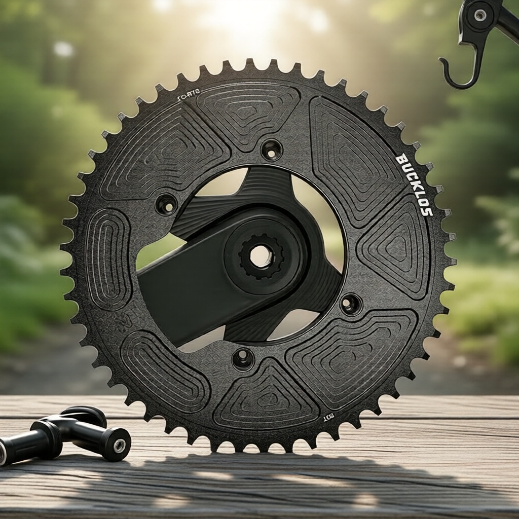 BUCKLOS 110BCD 46-58T Đĩa Xích Xe Đạp Đường Bộ Tương Thích Shimano 10/11S Tiagra 4700 105 5800 Ulteg