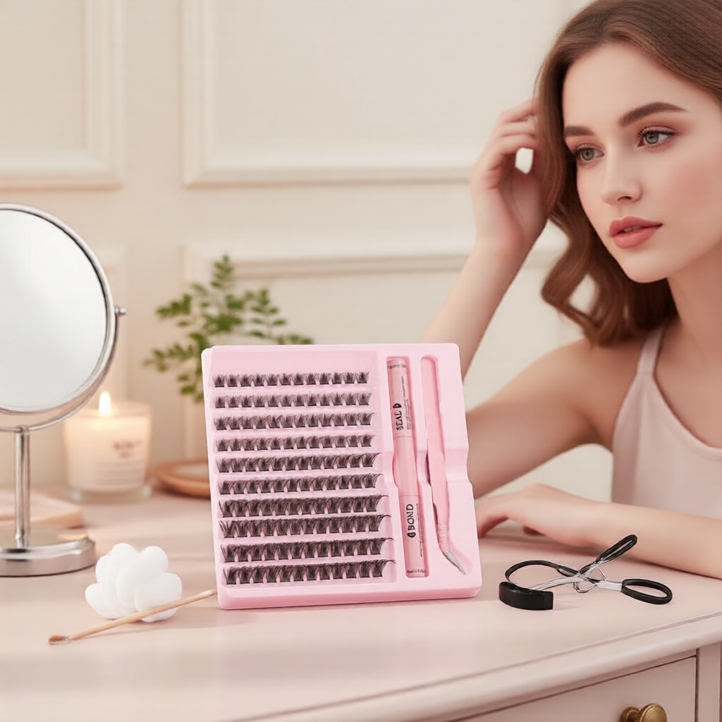 Bộ mi cụm D-Curl 200 cụm 10-16mm nối mi tự làm, tạo độ dày