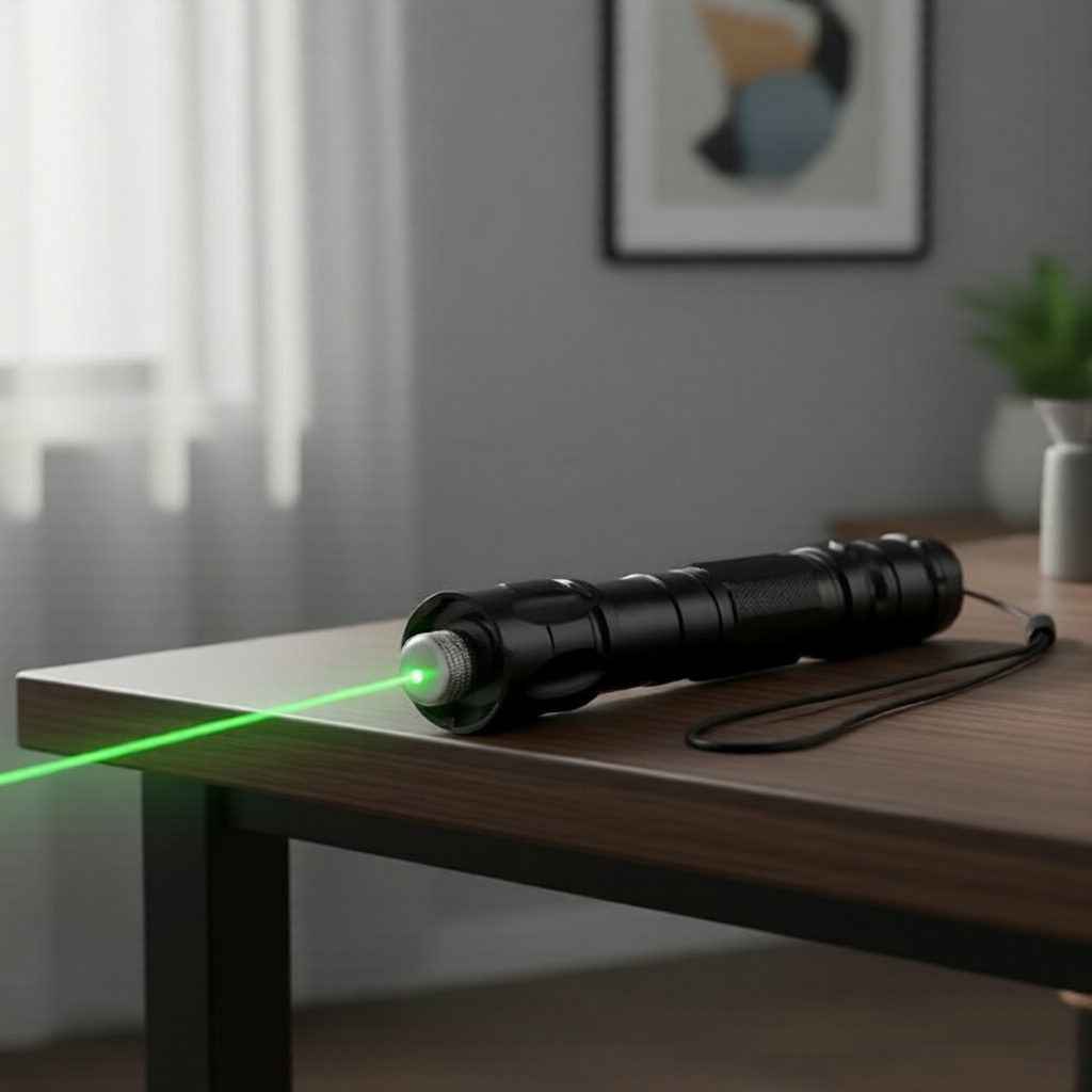 Bút laser xanh sạc USB 2000m JG0715 dùng cho mèo, dạy học và chơi