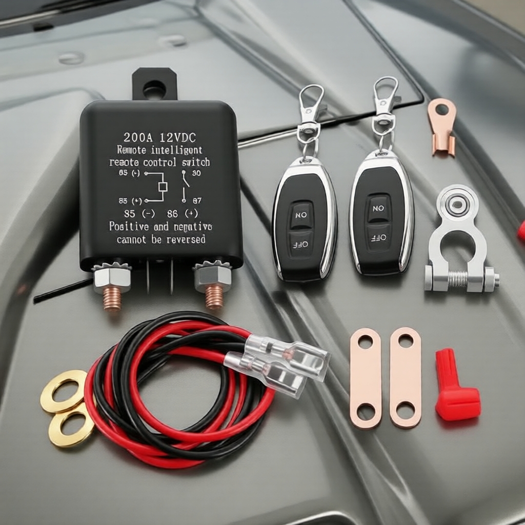 Công tắc cách ly ngắt điện từ xa 12V 200A