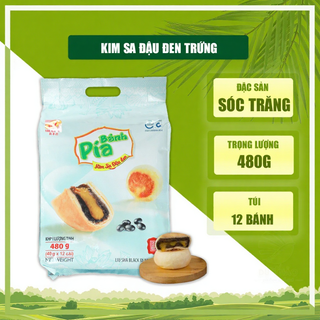  12 bánh pía Kim Sa nhân trứng muối và chay 10 vị ngon độc đáo 