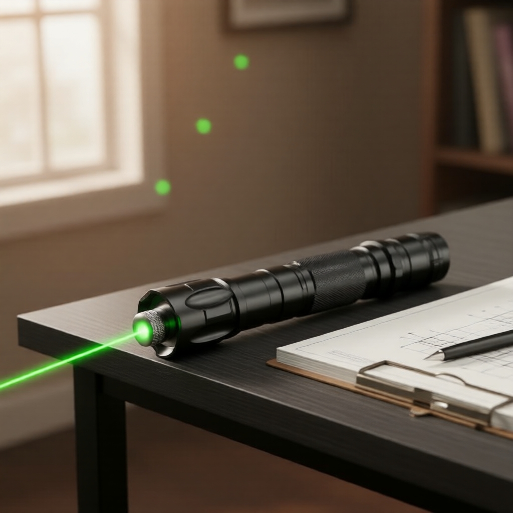 Bút chiếu tia laser xanh sạc USB JG0715 2000m, dùng chơi với mèo & giảng dạy