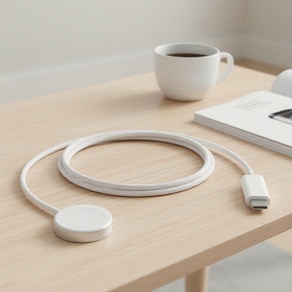 Cáp sạc không dây USB-C từ tính cho Apple Watch SE 2/SE/Ultra – Sạc nhanh cho dòng iWatch 2-8