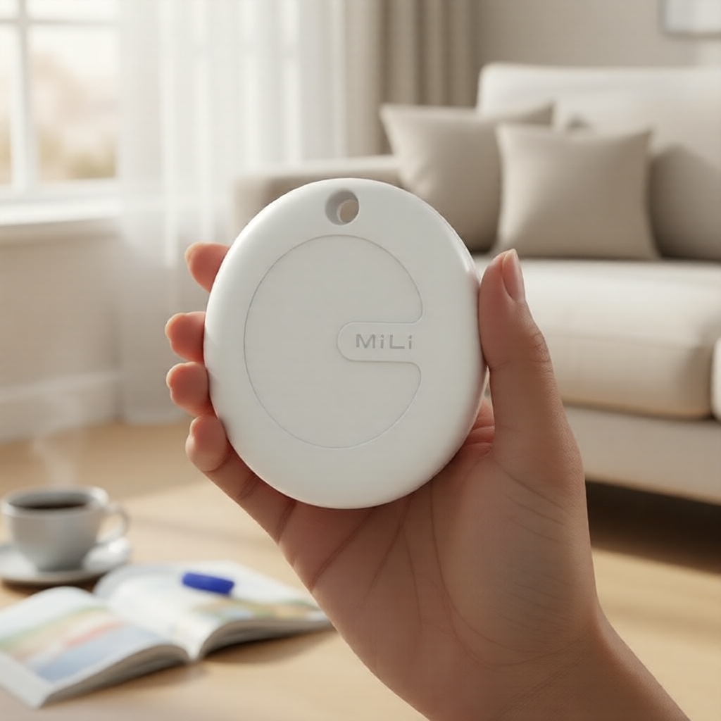 Bộ định vị vật dụng MiLi MiTag Go Bluetooth, tương thích với Google Find My Device