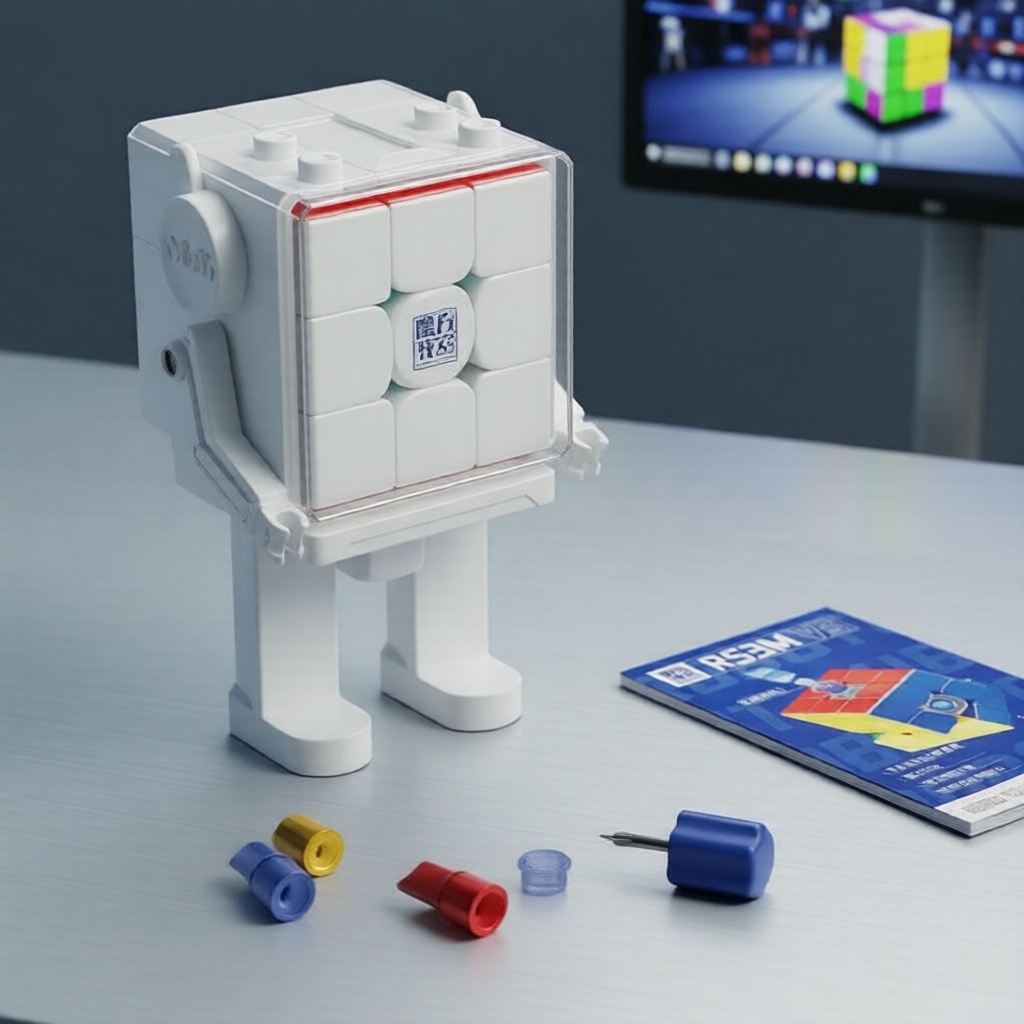 Khối Rubik từ tính RS3M MagLev V5 2020, đồ chơi xếp hình xoắn từ tính chuyên nghiệp, quà lưu niệm tố