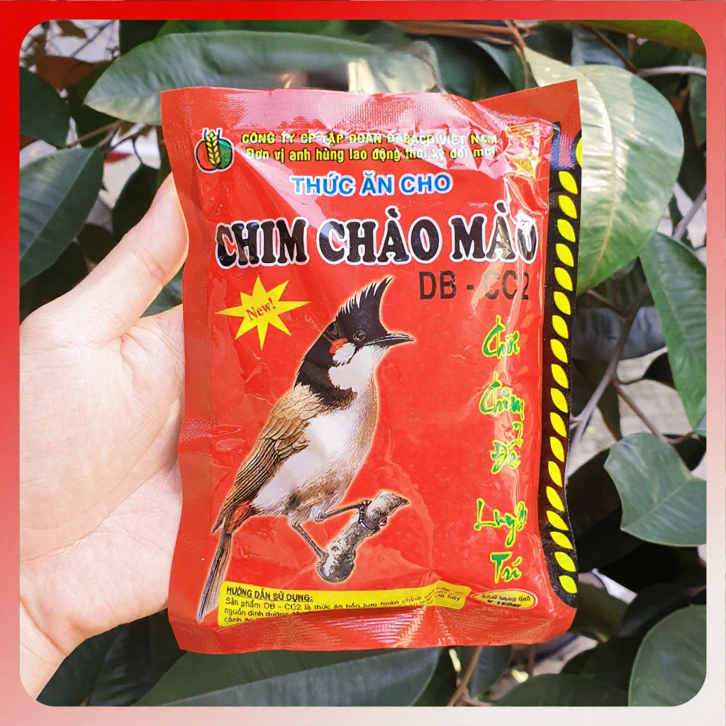 150g Cám Chim Chào Mào Đấu Dabaco, chim khỏe, lông mượt, hót hay