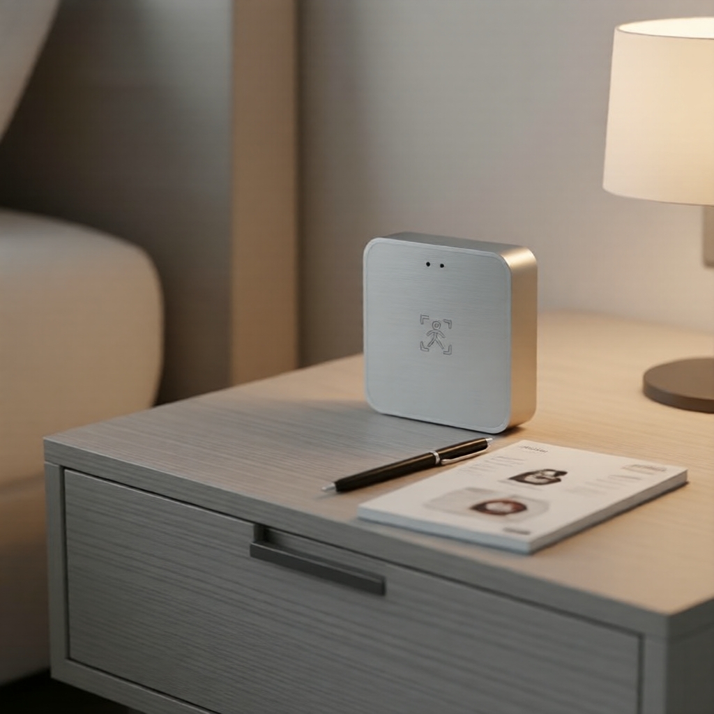 Cảm biến hiện diện người Zigbee 24G mmWave dùng pin, tương thích Tuya, điều khiển qua app, tự động c