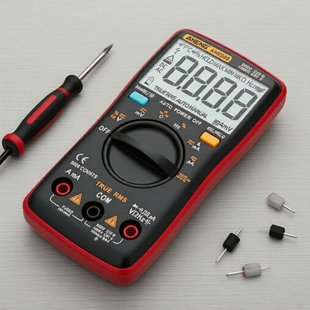 Đồng hồ vạn năng số ANENG AN8008 True RMS 9999, 1 cái, có đèn nền