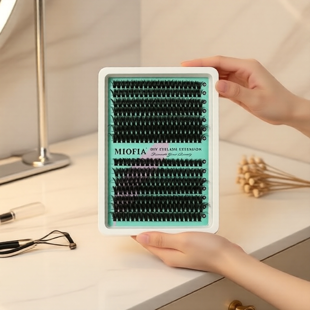 Giá đỡ mi có ngăn, Mi giả 3D dày (EU/US), Nối mi giả 3D tự làm ba chiều