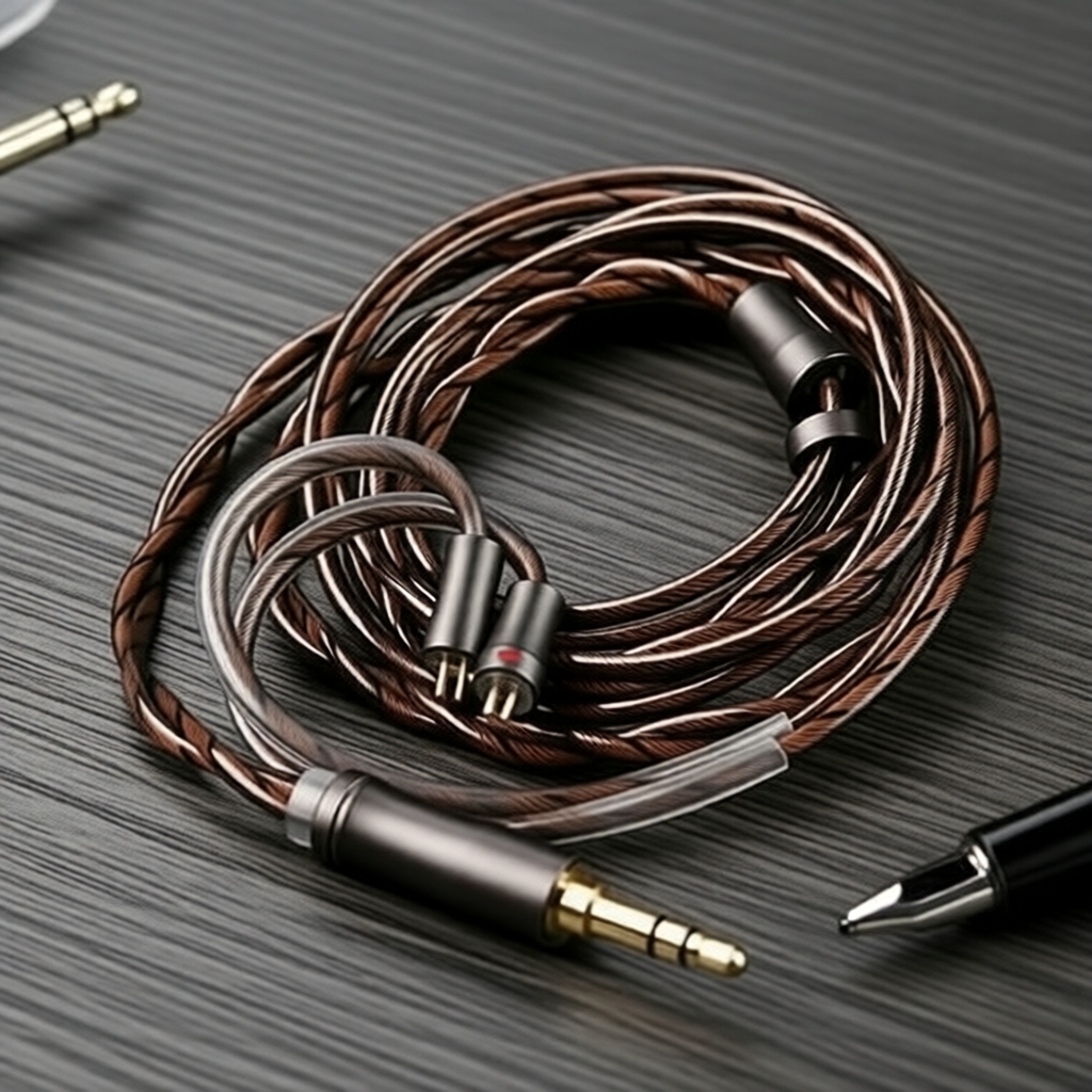 KBEAR Cadence HiFi IEM Cable 6N OCC Đồng + Bạc, Jack 3.5mm/4.4mm, Âm thanh cân bằng vượt trội