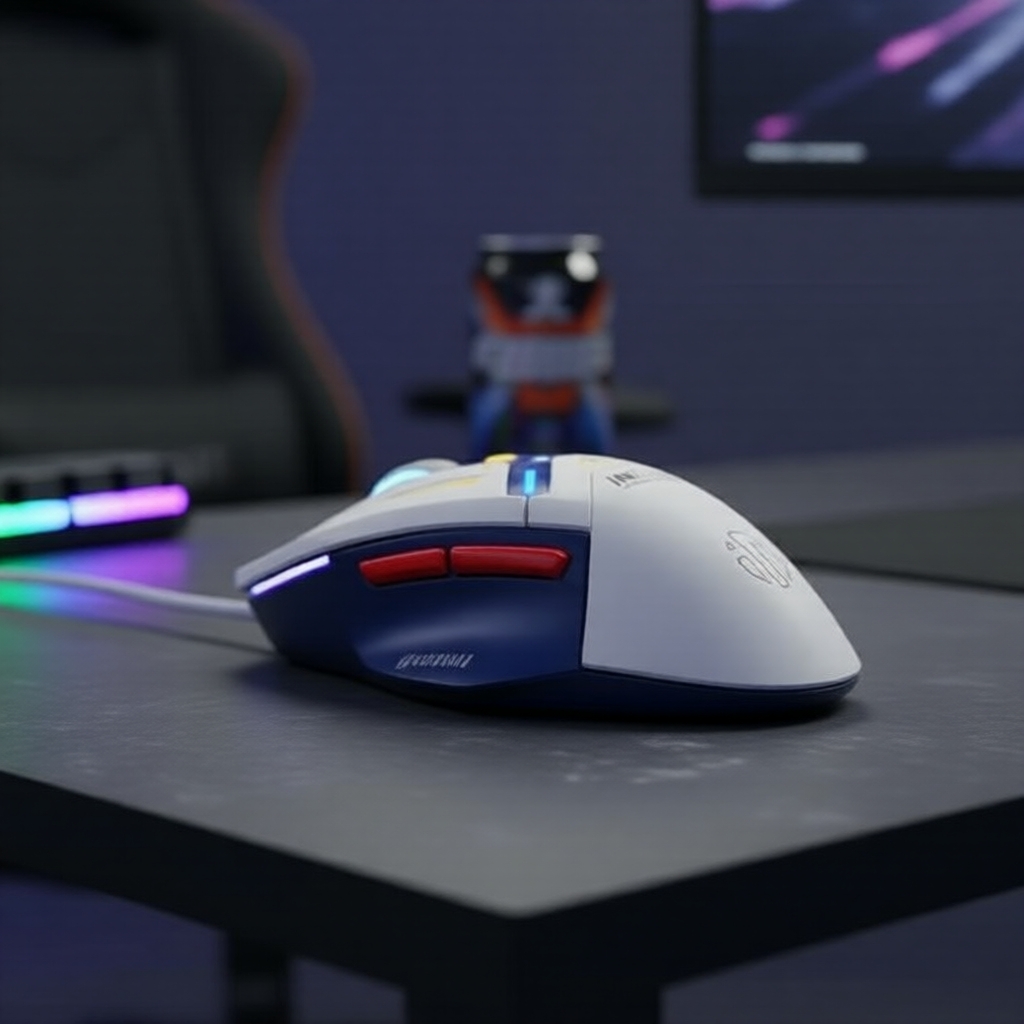 Chuột sạc lại Inphic In9, Công thái học & RGB, Chức năng Jiggler không dây cho chơi game