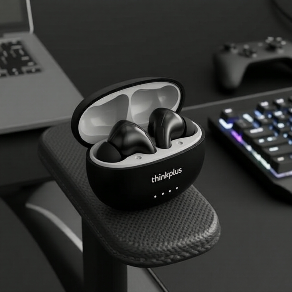 Tai nghe không dây Lenovo LP5 PRO, âm bass HiFi, độ trễ thấp, pin dùng lâu, tai nghe gaming