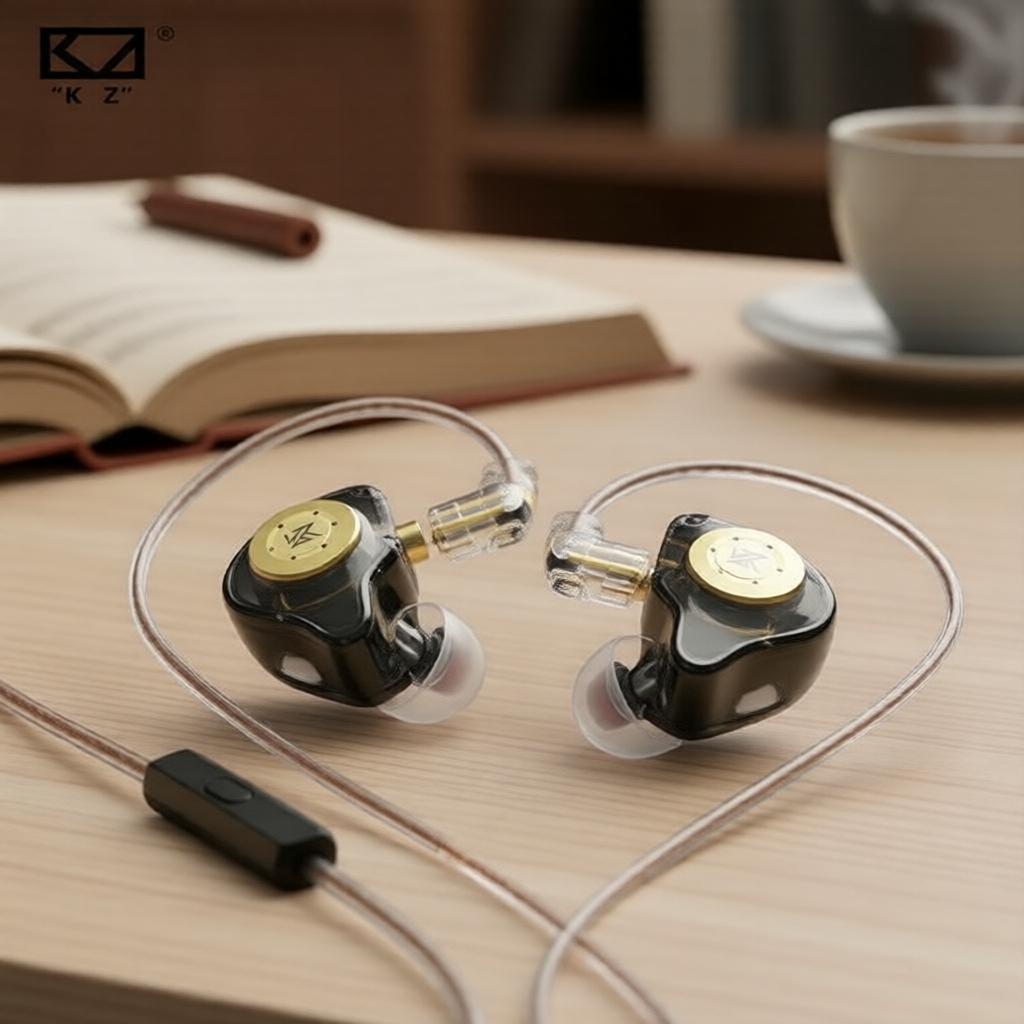 Tai nghe IEM KZ EDX PRO KZ EDX PRO 10mm Nam châm Kép, Cáp 5N OFC Tháo Rời, Thiết Kế Công Thái Học Ch
