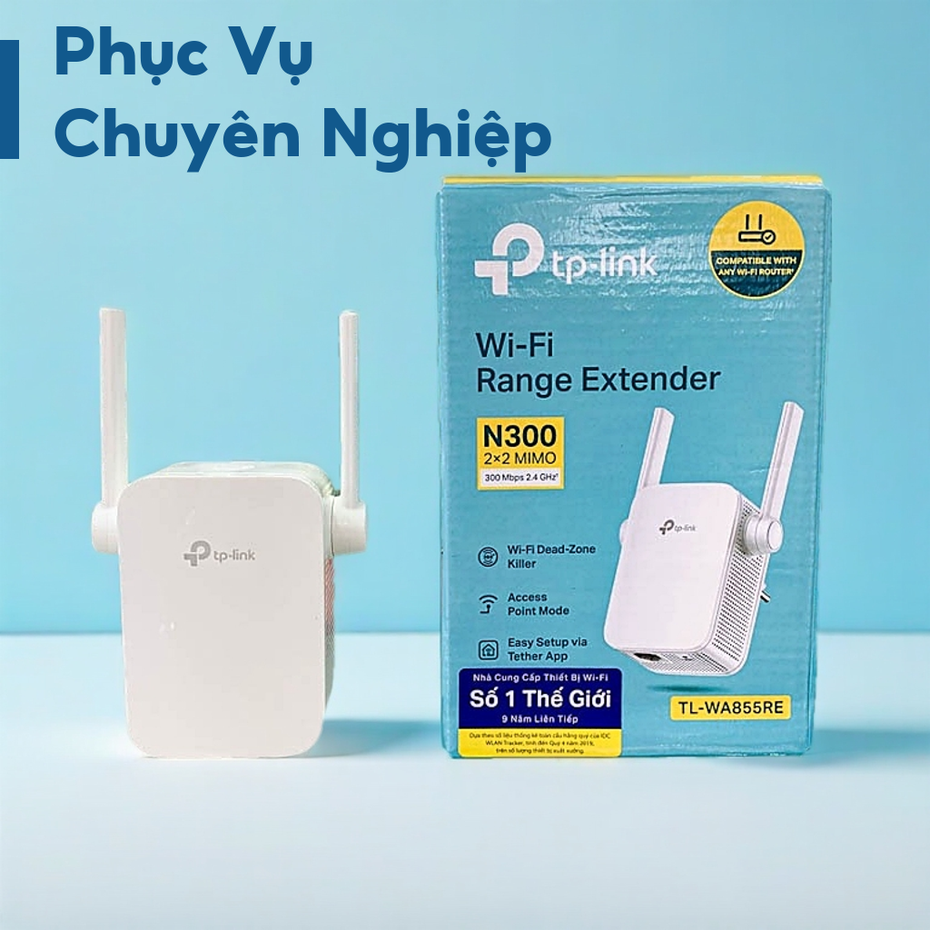 Bộ Kích Sóng Wifi Repeater 300Mbps Totolink Ex200 - Hàng chính hãng