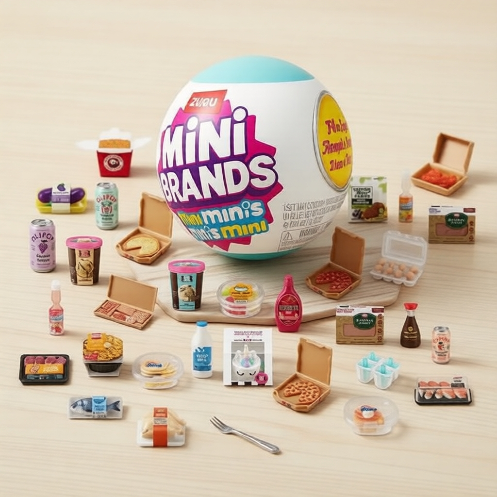 Mini Brands Fill The Fridge Mini Minis Series 1 của ZURU, Mô hình sưu tầm bất ngờ, Bộ sưu tập cho tr