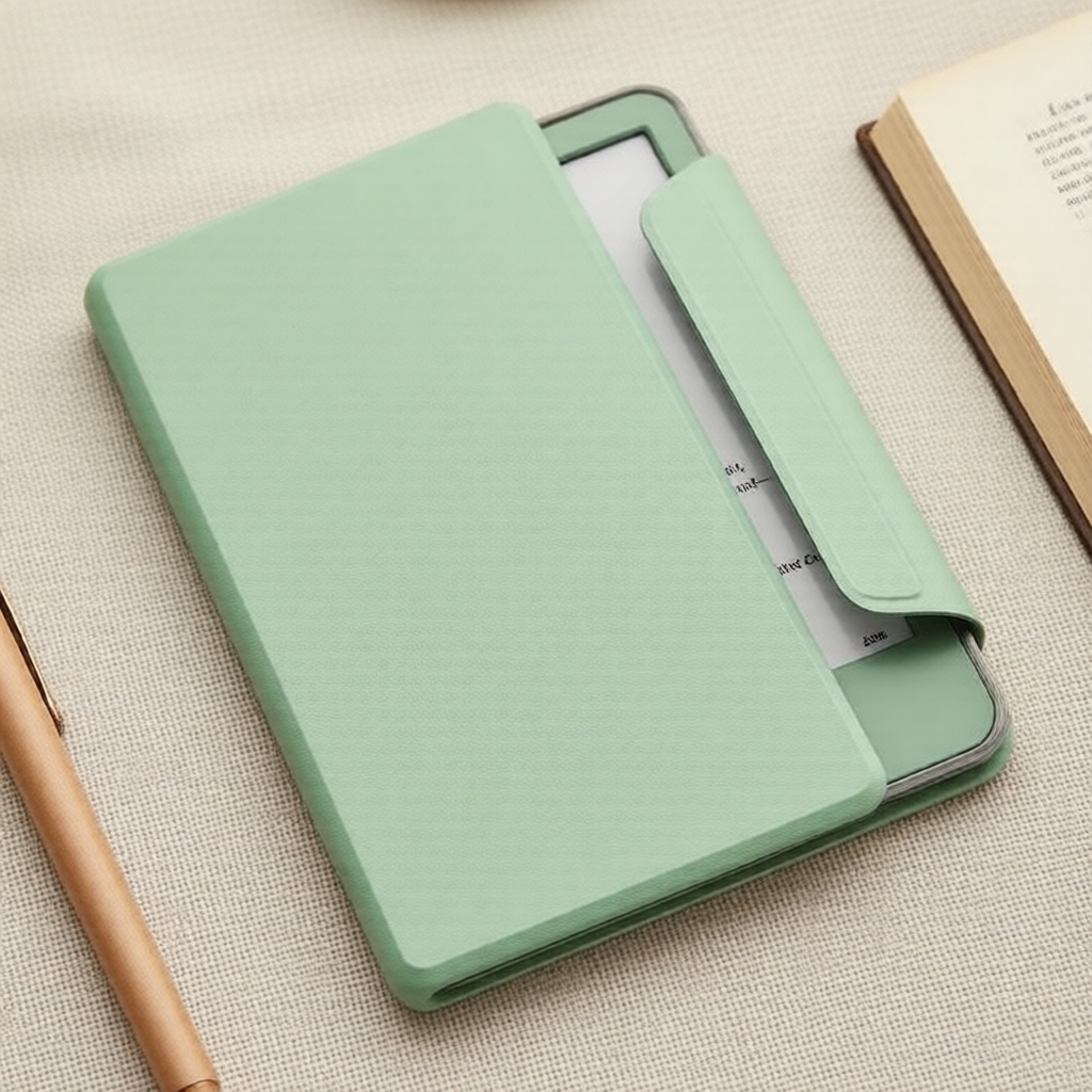 Ốp lưng nam châm PU mỏng, tháo rời cho Kindle 6 inch Gen 11 2022/2024, tự động bật/tắt