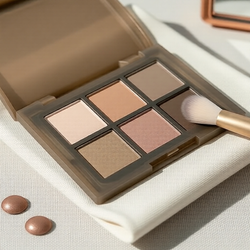 Bảng Phấn Mắt Nhám Mờ Nude Cho Mắt Khói Mềm Mại