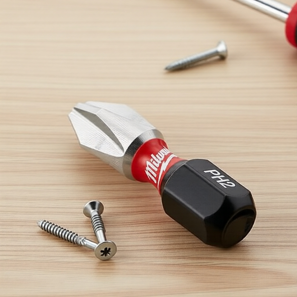 Milwaukee SHOCKWAVE PH2 25mm Mũi vít Impact-Rated, bộ 25 cái - Phụ kiện dụng cụ điện cứng cao