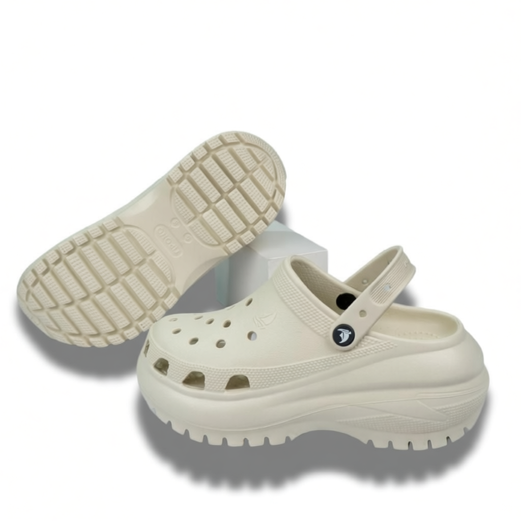 Dép Sục Nữ EVA Đế Cao 6-7cm Êm Nhẹ Chống Trượt Đi Hằng Ngày