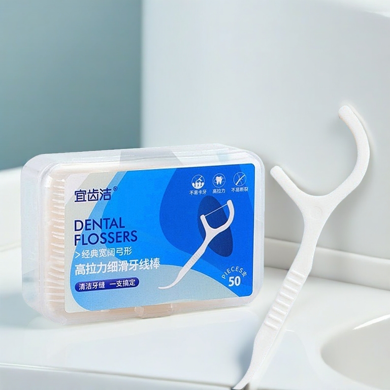 Combo 12 Hộp 600 Chiếc Tăm Chỉ Nha Khoa 2 Đầu Sợi Chỉ Mảnh, Tăm Chỉ Nha Khoa Vệ Sinh Kẽ Răng Chân Nướu