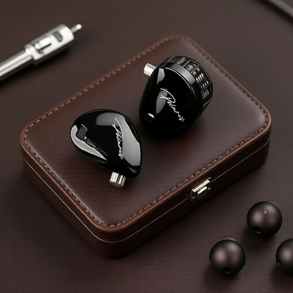 CCA Polaris Tai Nghe Kiểm Âm In-Ear 4 Công Tắc Chỉnh Âm 10mm Driver Dual Cavity Đường Cong Harman Hi