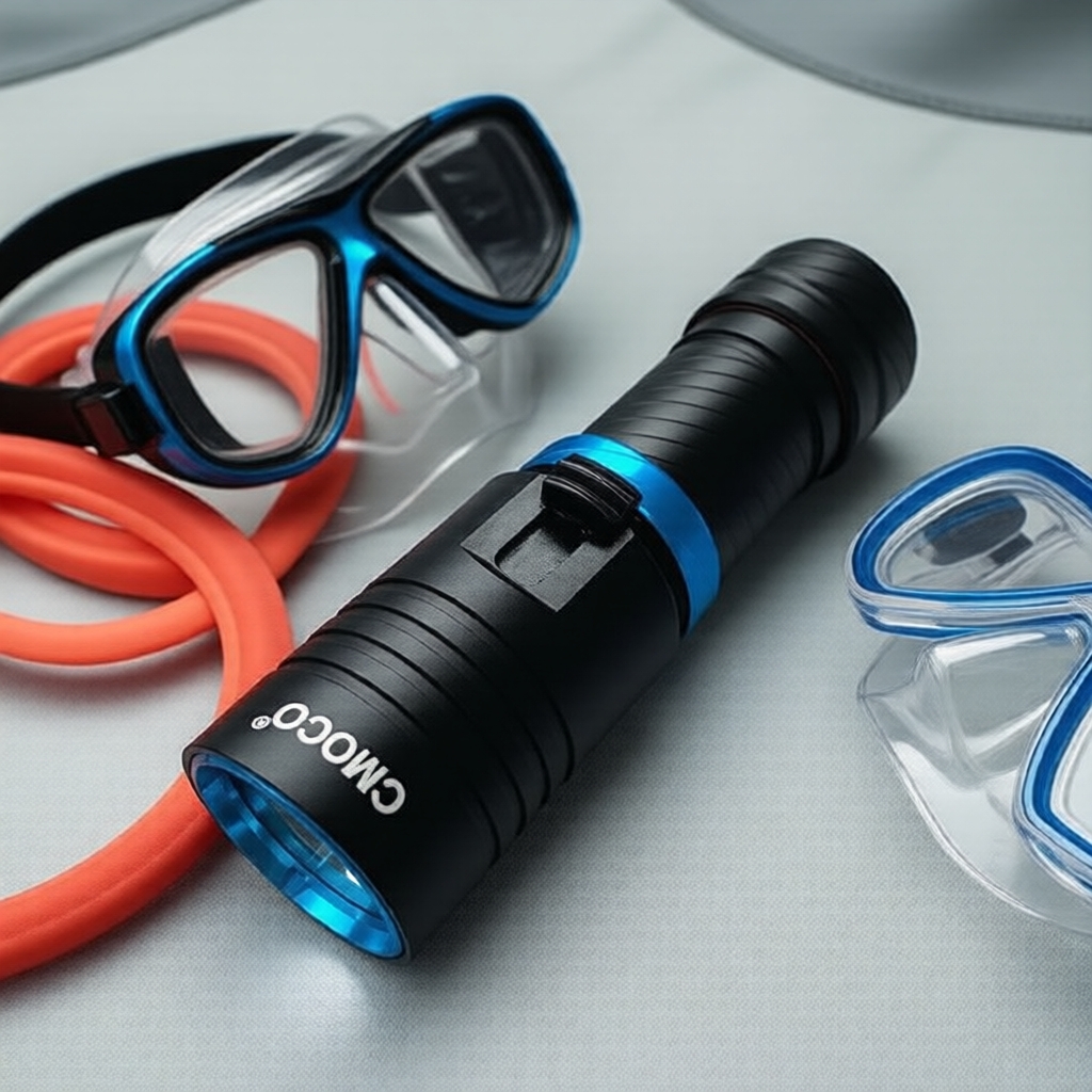 Đèn pin CMOCO DV30 2500 lumen CREE XM-L2 LED, chống nước 100m