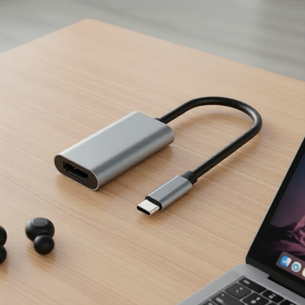 Cáp chuyển đổi USB-C 3.1 sang HDTV 4K cho MacBook, Chromebook, Samsung, Xiaomi