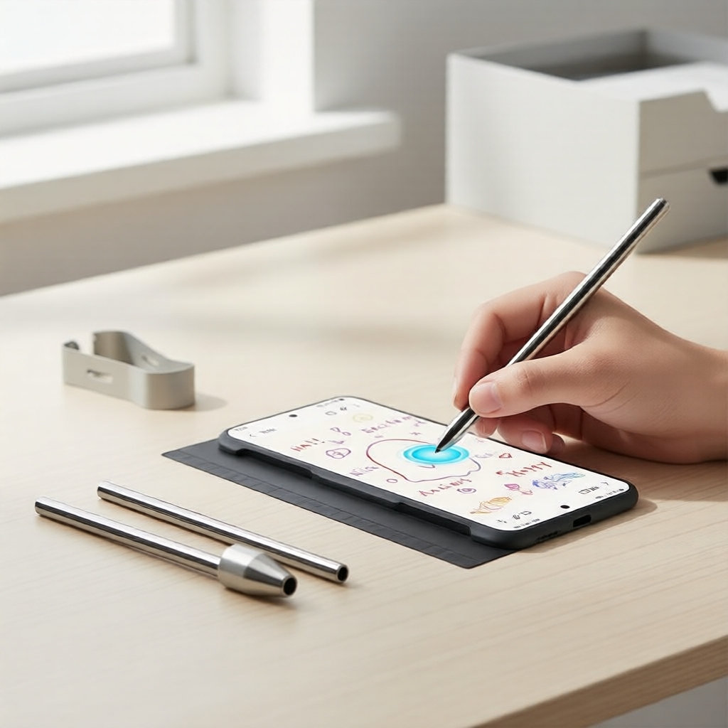 Đầu bút cảm ứng kim loại Fonken dành cho Samsung Galaxy Tab S9/S8/Note20 Ultra, ngòi viết chính xác