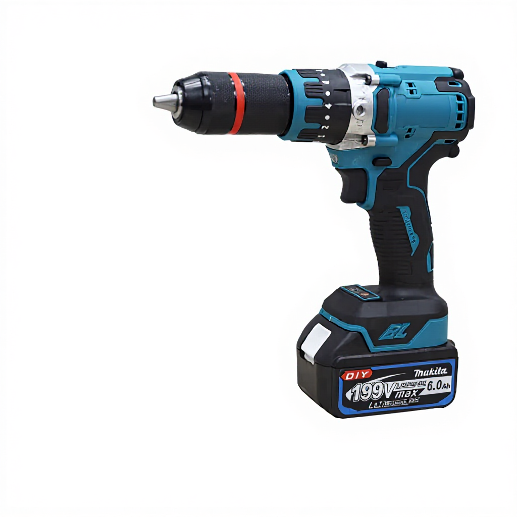 Máy Khoan Pin Makita 125Nm Không Chổi Than 3 Chức Năng - Bộ 1 Pin + 3 Mũi