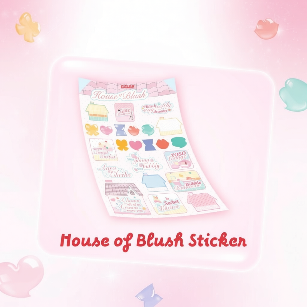 [QUÀ TẶNG - KHÔNG BÁN] GSLAY HOUSE OF BLUSH STICKER