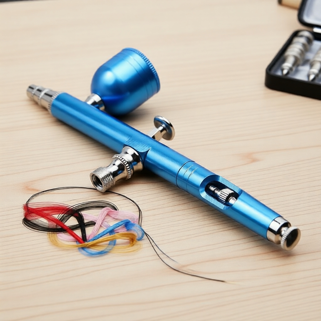 Súng phun sơn Auarita MP500 LVLP đầu phun 1.3mm, bình 600cc, lý tưởng cho sơn xe hơi & mô hình DIY
