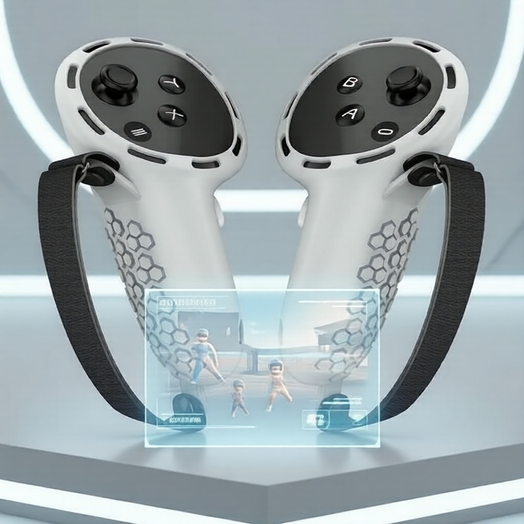 Vỏ bảo vệ chống trượt cho tay cầm Oculus Quest 3/3s, phù hợp với Meta Quest 3s