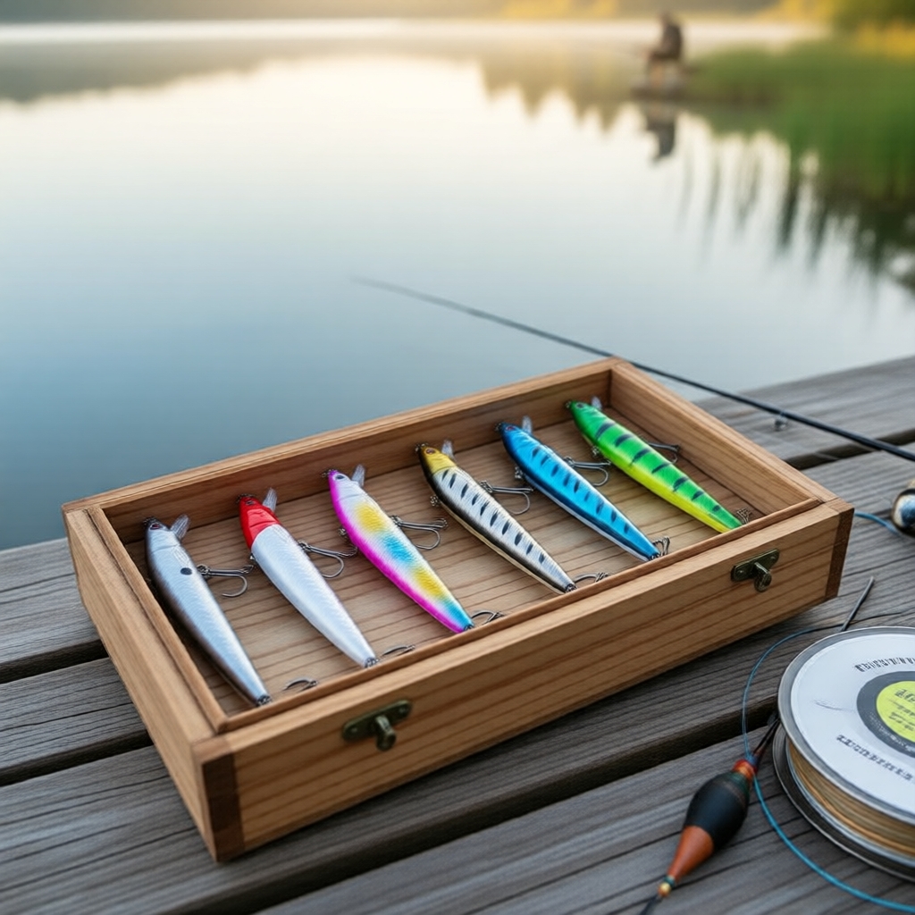 Bộ mồi câu cá nổi trên mặt nước 10cm 7.5g 6 chiếc, mồi giả nhân tạo cho cá bass, cá pike, cá chép, t