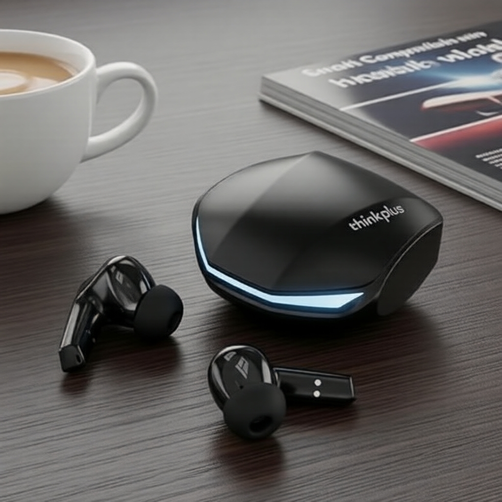 Tai nghe chơi game Lenovo GM2 PRO HIFI, Bluetooth, đèn LED, pin bền, chống nước, tương thích nhiều t